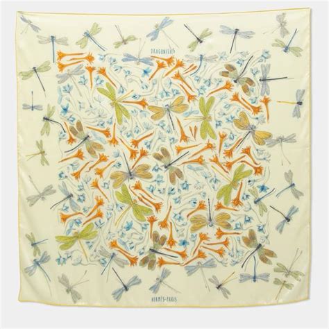 hermes dragonflies scarf